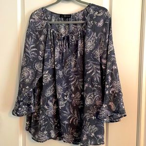 Fred Davis Tie-front blouse 2X
